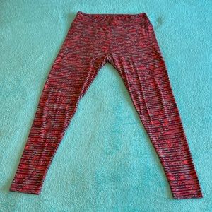 Orange & Purple  Striped& Paisley Lularoe Leggings